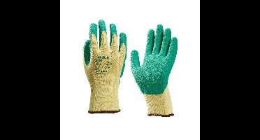 Handschoen 9.991- latex groen extra grip mt 11 (XXL)