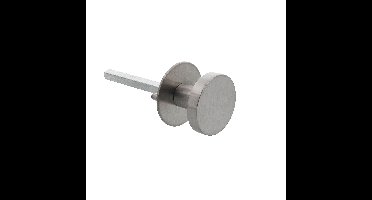 P+E Deurknop op ronde rozet