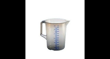 Maatbeker kunststof 0.5ltr