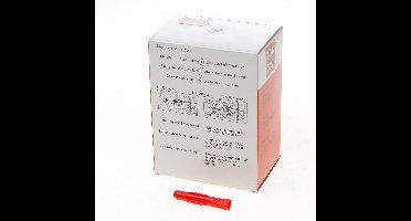 Tox hollewandplug rood t 8/51