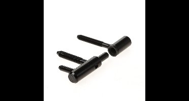 Inboorpaumelle DX v.hout zwart 14x75