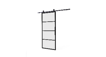 Schuifd.Cubo m/mat glas 980x2350 Basic Top