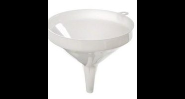 Trechter kunststof wit met ontluchting 200mm