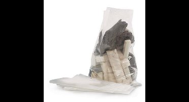 Puinzak 500x700mm transparant extra dik 0.175 my