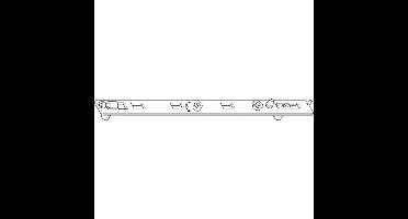 NT Royal Hoeklager 20mm hout Links