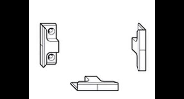 NT Sluitplaat 20mm standaard