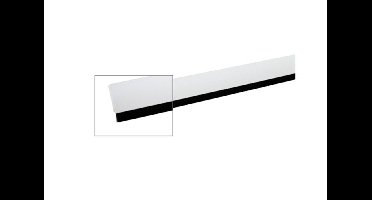 Door-Line tochtstrip opbouw alu prof. met rvs cover L=950mm