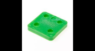 Stelplaat groen 70x70x10 z.sl