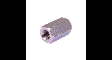Verbindingsmoer rvs A2 M10x30mm (3xd) DIN6334