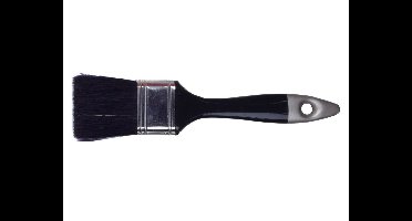 Verniskwast 2249 plat 30mm zwart haar