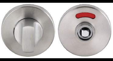 PF Toiletsl op rozet ø54, 8mm, noodontgr.rvs mat