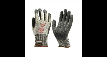 Handschoen snijlevel 5 zwarte latex coating mt 10