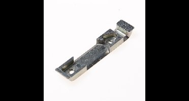 Valsluitplaat infrees 4mm zilv