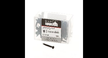 Spaanpl.scharn.schr.zwart pk tx20 4.5X40(100)