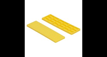 Beglazingsblokje 30X4mm geel (100st)