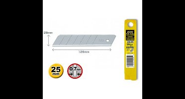 Olfa reservemessen 25mm (20st) tbv XH-1