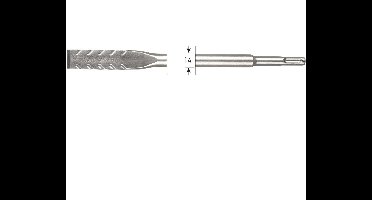 Premium platte beitel V-Breaker sds plus 20x250mm