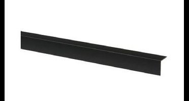 Hoekprofiel kunststof zwart 30x20x1.8mm (300cm)