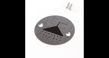 *Pictogram rvs Ø76mm doucheruimte