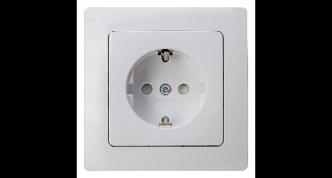 Kopp stopcontact RA goot wit 20/50 incl. raam