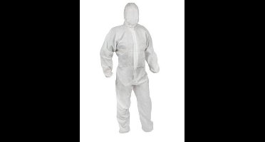 CMT wegwerp overall wit mt XXL, licht gewicht