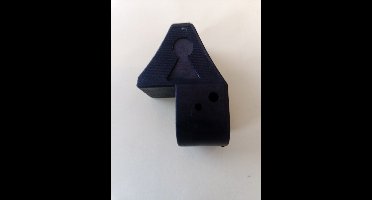 Trekker oplegslot rs zwart incl. losse kerfstift