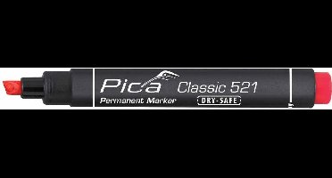 Pica 521/40 permanent marker 2-6mm beitel rood
