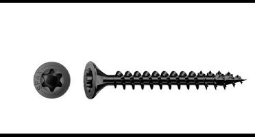 Spax T-star spaanplaatschroef 4.0x50mm vk Torx T20 zwart