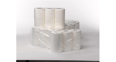 4tecx Toiletpapier 2-laags rol, super tissue cellulose 400 vel, 7 x 6 rollen