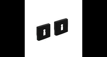 SLEUTELPLAAT ALU ZWART