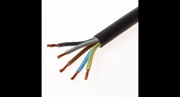 Kabel neopr. zwart 5x2.5