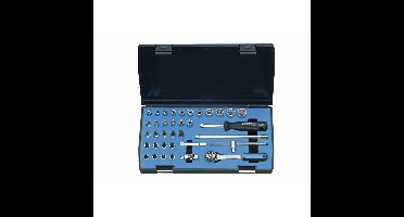 Dopsleutelset 20 ITU-3 36-delig 1/4 inch sleutelwijdtes 4-14 mm aantal tanden 72