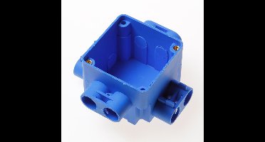 Centraaldoos 16mm blauw