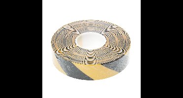 Vloermarkeringstape geel/zwart perma 50mmx30m