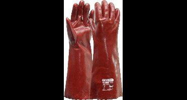 HANDSCH.PVC ROOD MAAT10 117045