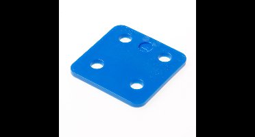 Stelplaat blauw 70x70x4 z.sl