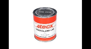 4tecx Hoogglans lak RAL 7016 antracietgrijs 0,75ltr