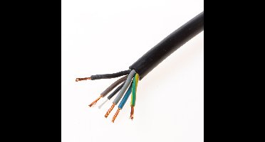 Kabel neopr. zwart 5x1.5
