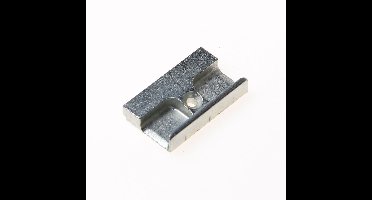 Sluitplaat 29mm sponning zilv.