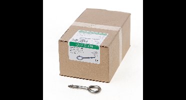 Schroefoog rvs 5.25x30x10 1r