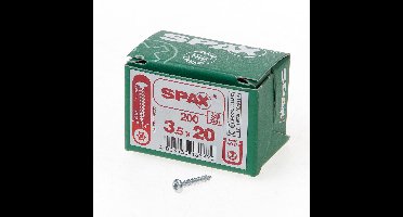 Spax bolkop t15 3,5x20(1000)