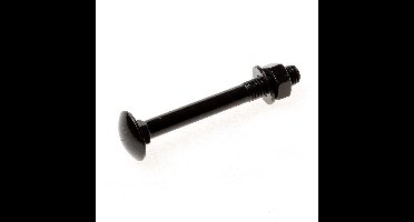 Slotbout M8x50 zwart met moer/ring