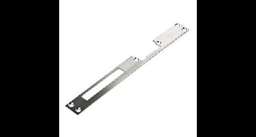 Voorplaat lang (d/n) rvs tbv elek.sl.pl.