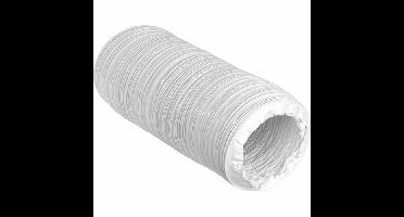 Plastic flexibele slang 150mm wit