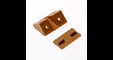 *Hoekverbinder l.bruin 2520030