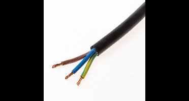 Kabel neopr. zwart 3x2.5