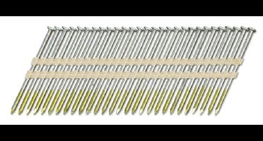 Spijkers rond-kop 2.8x50 mm 21° geringd blank