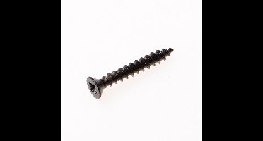 Bev.schroef 4.5x30mm pz2 rvs zwart