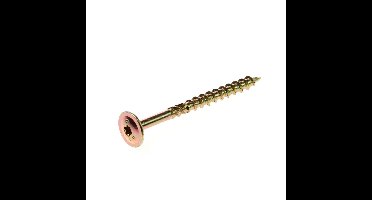 Tellerkopfschroef gelb-vz 8x100 tx40