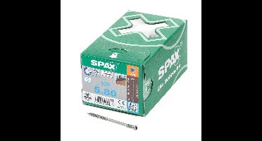Spax-d vlonderschr.rvs t25 5,0x80